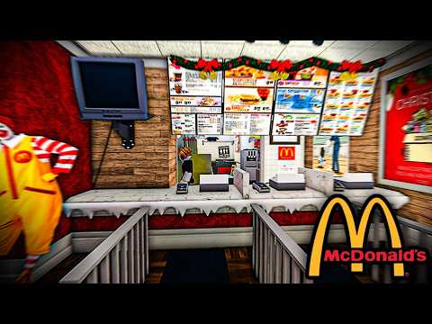 Видео: Самый реалистичный Макдоналдс в Блоксбурге (1,2 млн долларов)