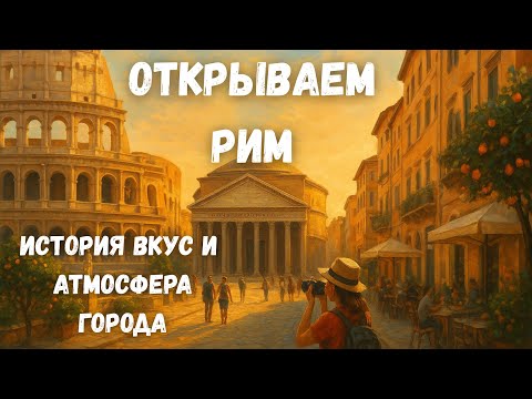 Видео: Открываем Рим: античность, вкусный тирамису и прогулки по городу.