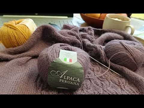 Видео: Перуанская альпака, процесс и обзор ниточки.