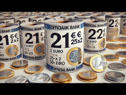 Видео: Роллы монет из банкомата 21 San Marino
