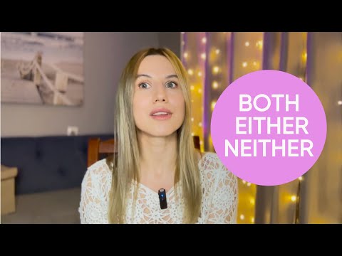 Видео: Both, either, neither - разница