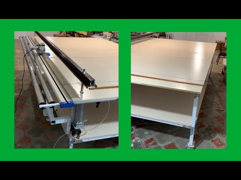 Видео: Стол для изготовления рулонных штор - бюджетный вариант