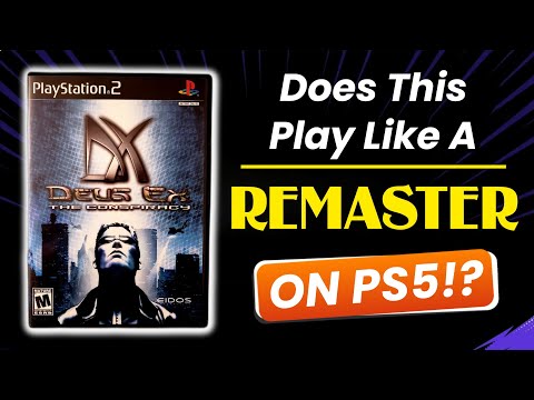 Видео: Deus Ex на PS5. Похоже ли это на РЕМАСТЕР!?