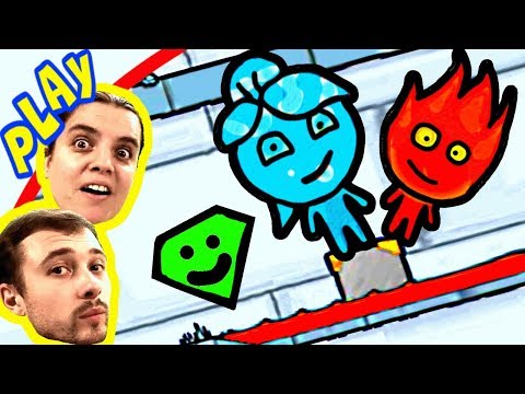 Видео: БолтушкА и ПРоХоДиМеЦ в ЛЕДЯНЫХ МИРАХ #279 - игра Огонь и Вода 5