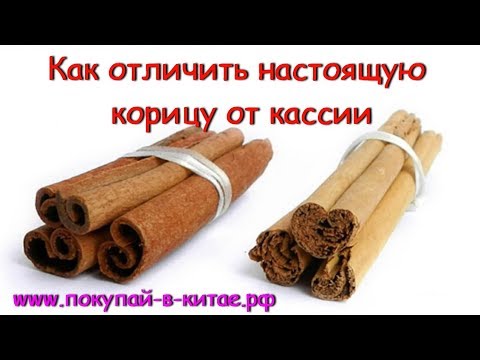 Видео: 😱 КАК ОТЛИЧИТЬ КОРИЦУ ОТ КАССИИ 👈