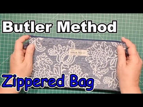 Видео: Узнайте, как застегнуть молнию по методу Батлера для любого типа сумки. Простой урок по изготовле...