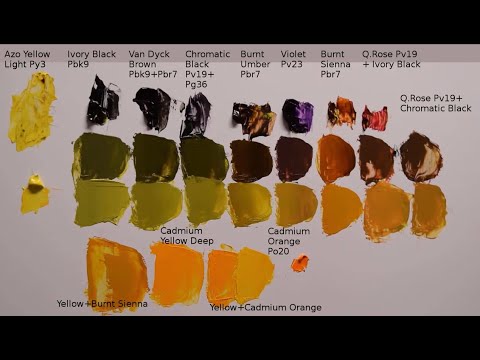 Видео: Как сделать цвет желтый темнее.