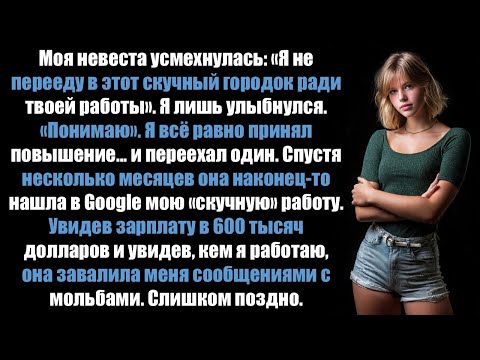 Видео: Моя невеста высмеяла мою карьеру. Ее сожаление началось с одного поиска в Google...