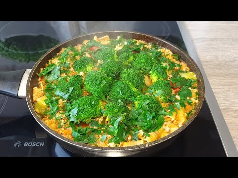 Видео: Вкусный обед!Броколи на лапше с мясом!Просто!Дешево!Быстро!