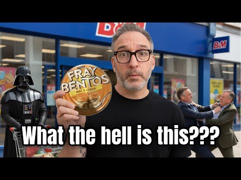 Видео: Самая странная еда от B&M? Обзор пирога «Бентос» с макаронами и сыром!