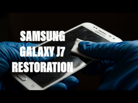 Видео: Полная чистка и восстановление Samsung J7 2016
