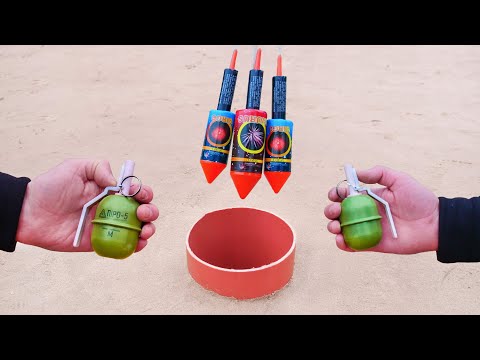 Видео: Эксперимент: XXL Петарды в Большой Яме