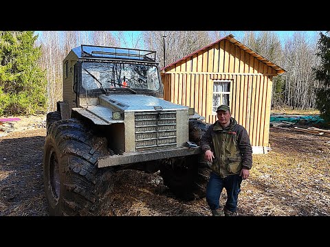 Видео: ТАЁЖНАЯ ИЗБА! «ВЕЗДЕХОД» СПАСАЕТ! СОБРАЛ ГОРЫ МЕТАЛЛА. ПРИГОТОВИЛ ЩУКУ на МАНГАЛЕ!