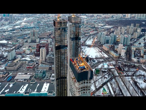 Видео: Москва, ЖК Кэпитал Тауэрс, 20.03.2021 (Moscow, Capital Towers)