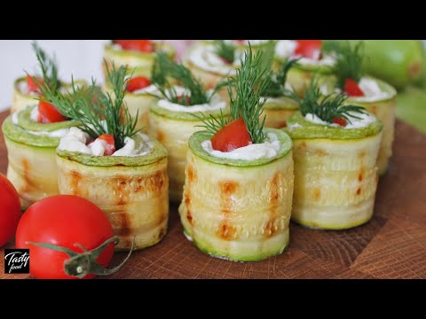 Видео: НАЧНИ СЕЗОН КАБАЧКОВ ВКУСНО! Рулетики из Кабачков!