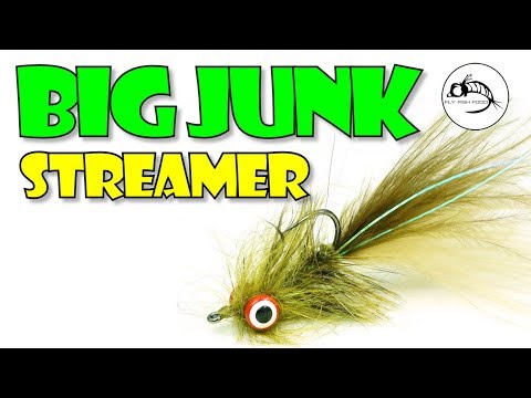 Видео: Учебное пособие по вязанию мушек: The Big Junk Streamer от Лэнса Эгана