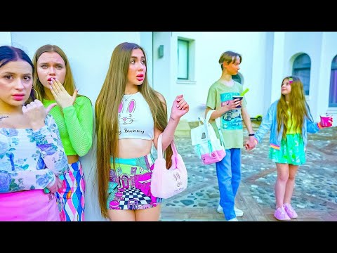 Видео: ДИАНИН ТАЈНИ ДАТУМ ШКОЛЕ! 😍 Тинејџери су покренули истрагу у Bunny School | Диана Схов
