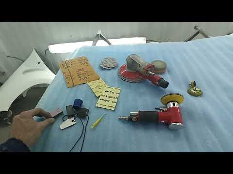 Видео: Мини Орбитальная Шлиф машинка как помощь в полировке и в подготовке к окраске авто.