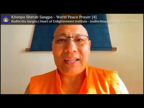 Видео: Кенпо Шераб Зангпо   Молитва о мире ч 4