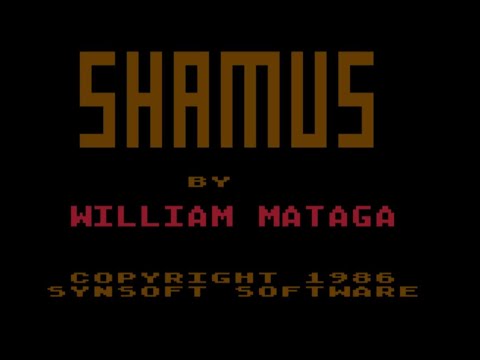 Видео: ❤Ищем логово Тени в "Shamus"❤ Atari 800. Play 60fps! Game by Synapse Software, 1982-1986.Arcade game