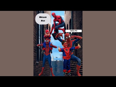 Видео: Hello Ali и ЧЕЛОВЕК ПАУК🕸🕷День рождение Hello Ali🎂🎉