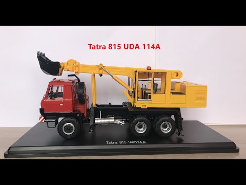 Видео: Обзор модели от SSM Экскаватора-планировщика UDS-114A (на шасси Tatra 815)