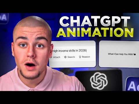 Видео: Я создал промо-анимацию SaaS для ChatGPT в After Effects!