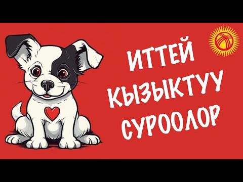 Видео: Кызыктуу логикалык суроолор👀 Кыргызча🇰🇬!!!