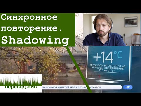 Видео: Синхронное повторение. Shadowing