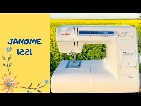 Видео: Janome My Excel 1221/18W, Обзор швейной машины