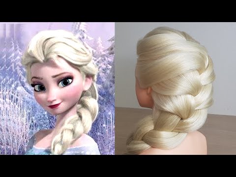 Видео: Frozen Elsa Hairstyles | Милые прически