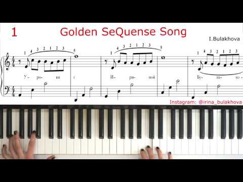 Видео: GoLden SeQuence SONG Sheet music Very beautiful piano music BEST Очень красивая музыка на  пианино