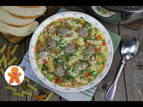 Видео: Суп с фрикадельками по-итальянски (wedding soup)