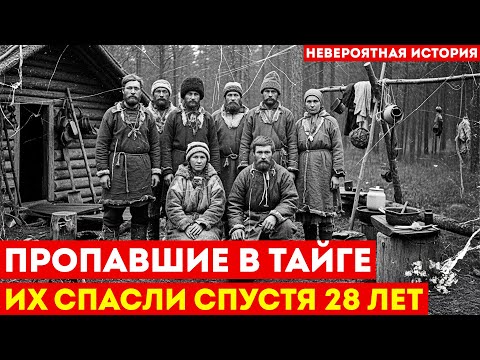 Видео: 28 ЛЕТ В ТАЙГЕ: Геологи пропали в 1963-м | Охотники нашли их ЖИВЫМИ