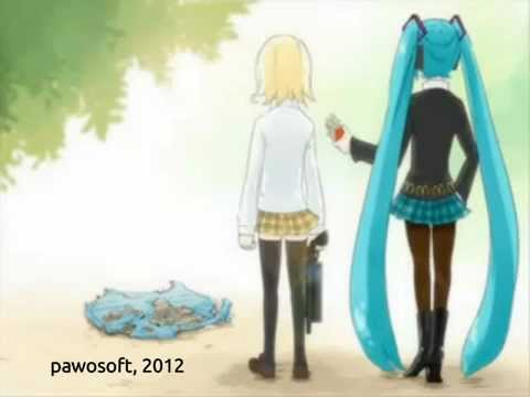 Видео: Хацуне Мику и Кагамине Лен - Крылатые качели