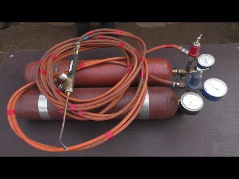 Видео: Кислородно-пропановая горелка самодельная