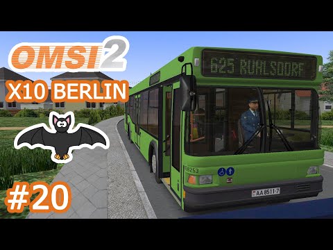 Видео: На МАЗе по Берлину. OMSI 2 - X10 Berlin - Linie 625 (←) - Citybus M301