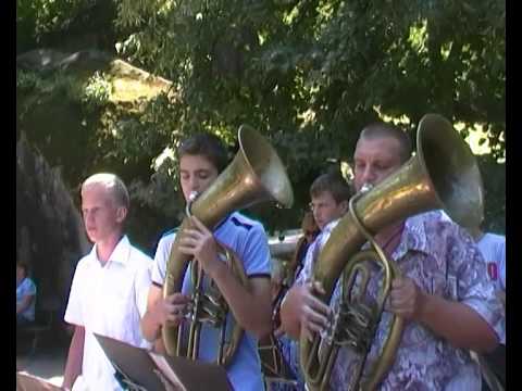 Видео: На собках манжурии, исполняет духовой оркестр с.Ковшеватое, Таращанского района, Киевской области