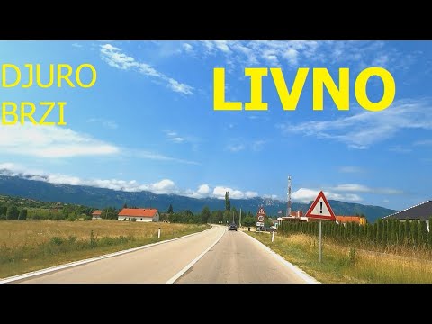 Видео: Ливно - Присика (граница Боснии и Герцеговины с Хорватией), главная дорога М16, вождение, июнь 2025