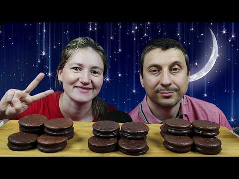 Видео: МУКБАНГ ЧОКО ПАЙ | MUKBANG CHOCO PIE | #chocopie #mukbang #asmrrussia #мукбанг
