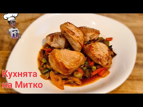 Видео: Пуешко филе в соевcoc марината