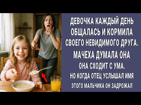 Видео: Малышка кормила невидимого друга, мачеха думала она сходит с ума. Отец узнал имя мальчика и задрожал