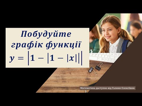 Видео: Побудова графіка функції  y = |1 - |1 - |x|||