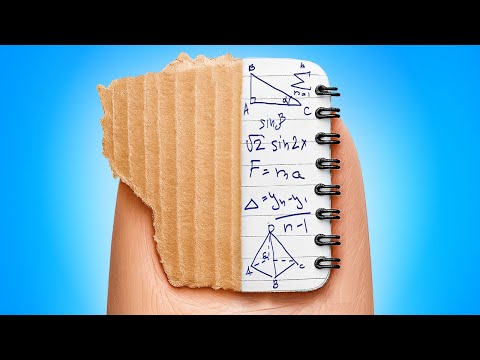 Видео: СУМАСШЕДШИЕ ФОКУСЫ С КАРТОНОМ 📦 Умные Трюки с Бумагой, Которые Стоит Попробовать в Школе