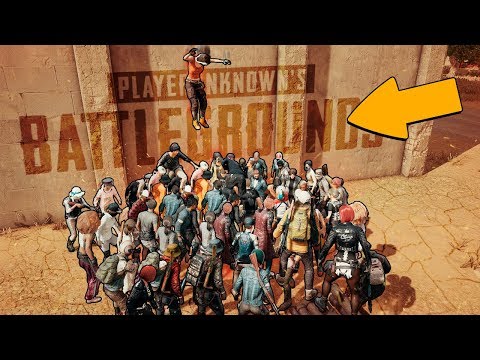 Видео: ЧТО БУДЕТ ЕСЛИ УПАСТЬ НА 50 ЧЕЛОВЕК?! - PUBG