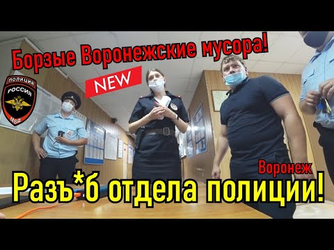 Видео: Борзые воронежские мусора - беспредельщики попутали!!!