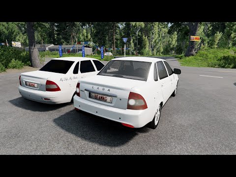 Видео: ГОНКИ БЕЗ ПРАВИЛ на ПРИОРЕ | BeamNG Drive | online