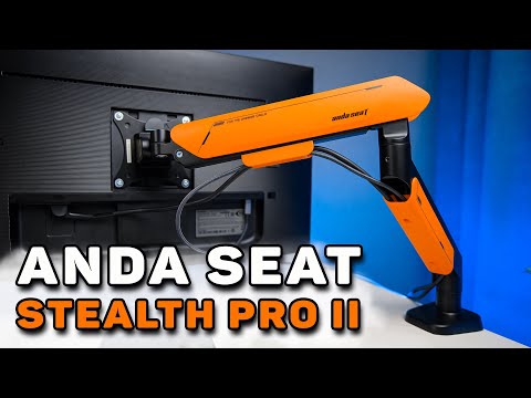 Видео: Кронштейн для монітора Anda Seat Stealth Pro II