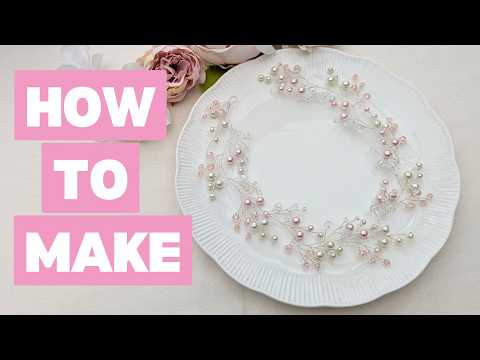 Видео: Как я делаю свадебные прически в виде лозы | Научитесь делать аксессуары для волос дома