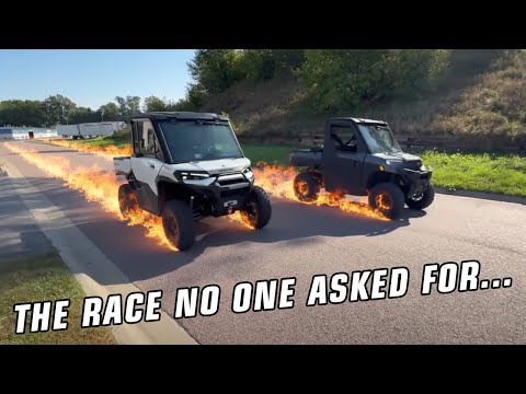 Видео: Ranger 1000 против Can Am Defender HD11. Уличные гонки — победа!